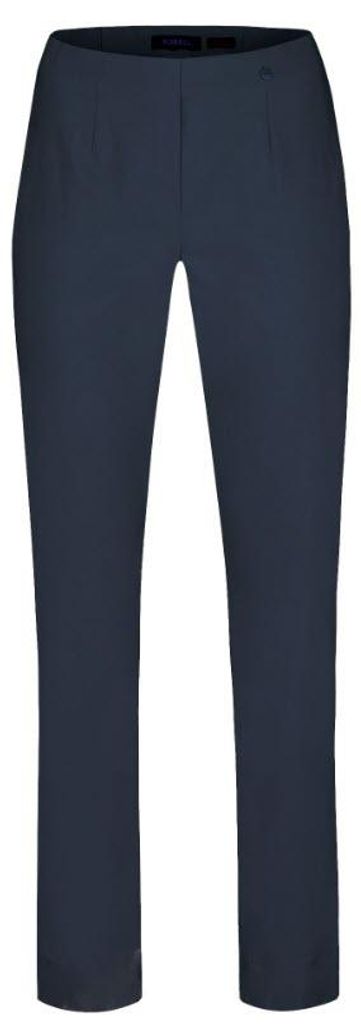 Robell Damen Schlupfhose Rose 7/8 Slim Fit Blau Stretch elastischer Bund