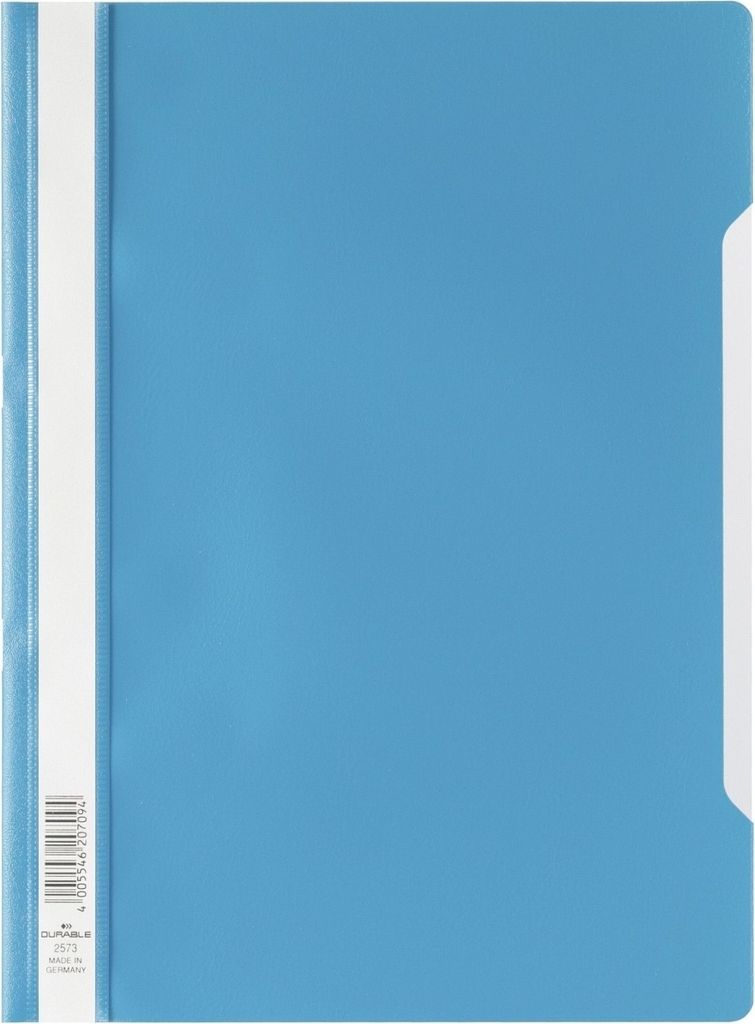 Schnellhefter A4 PP blau Packung mit 25 Stück Produktbild 