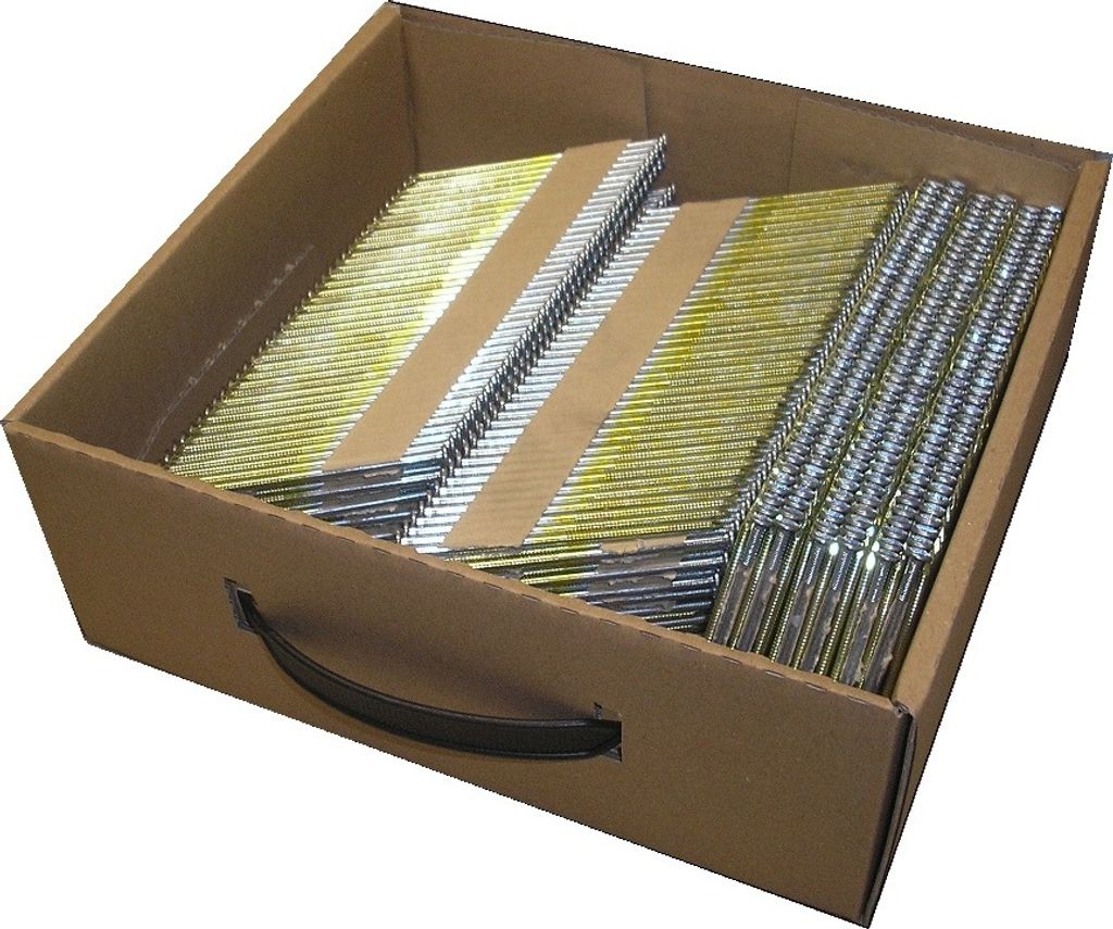 34° Streifennägel 3,1x90mm Ringschaft verzinkt für Hikoki Akku Nagler NR1890DBCL 2,2M