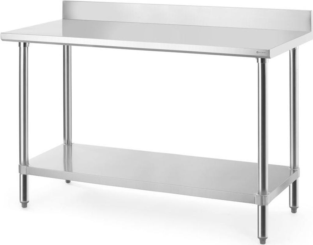 Arbeitstisch mit Aufsatz, HENDI, Budget Line, 1400x600x(H)950mm