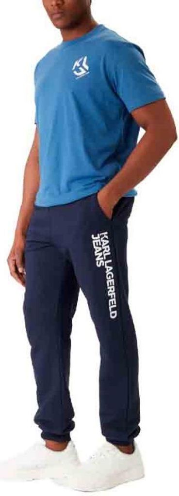 KARL LAGERFELD JEANS KLJ TEXT LOGO SLIM SWEATPA Blau