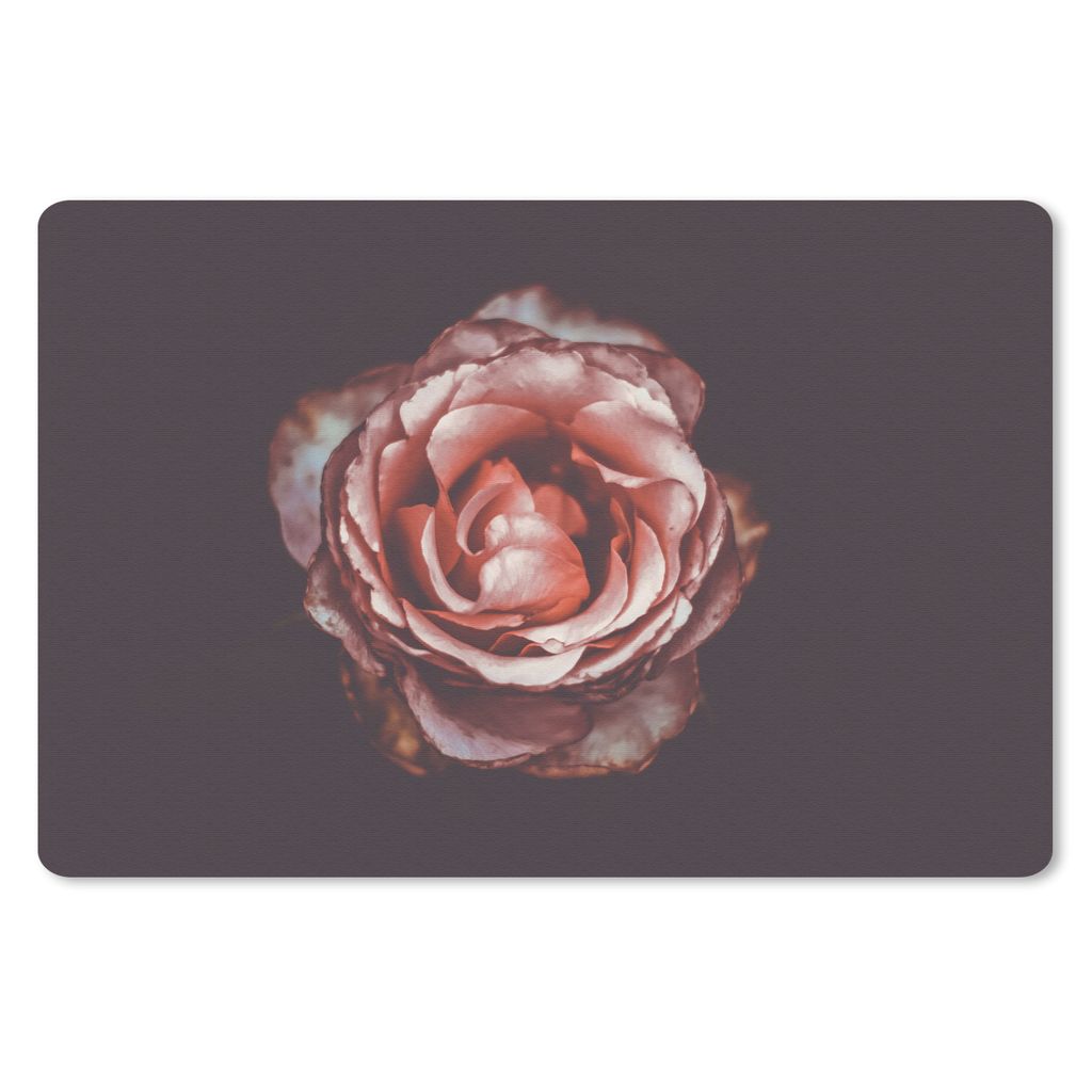MuchoWow Mauspad Mousepad Rose - Blumen - Porträt 27x18 cm - Mousepads - Maus Mat - Pad - Mausunterlage - Büroartikel - Desk Matten