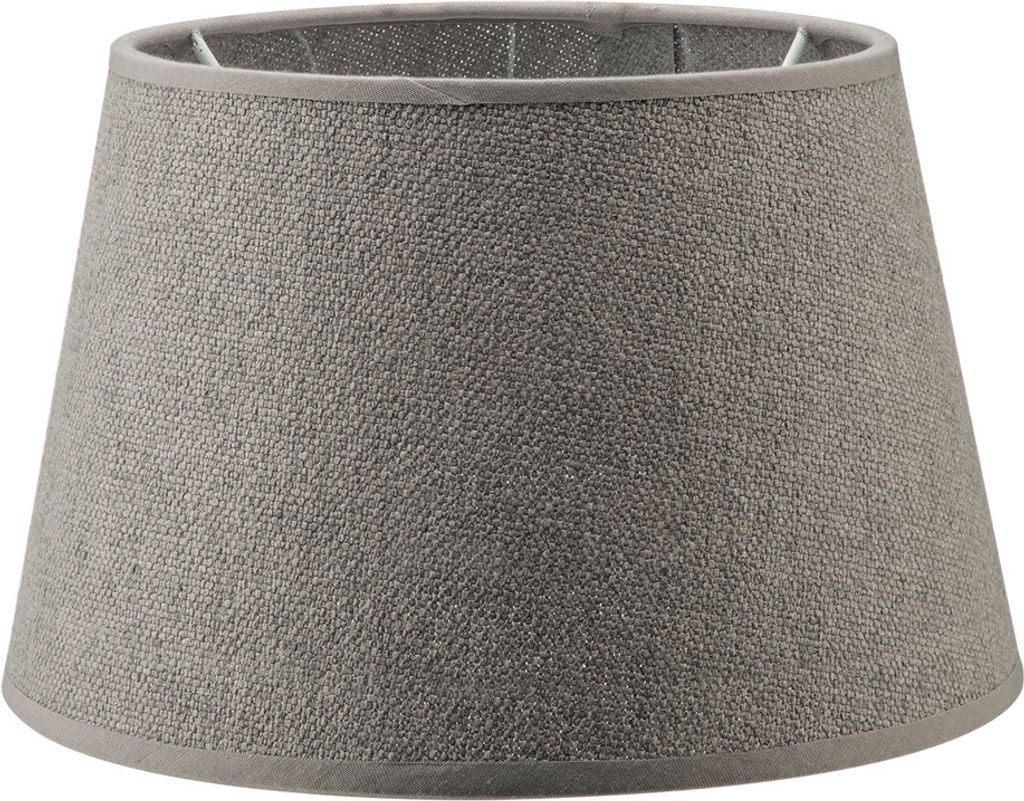 Home Sweet Home Lampenschirm aus Stoff Grau - 20 x 15 x 13 cm