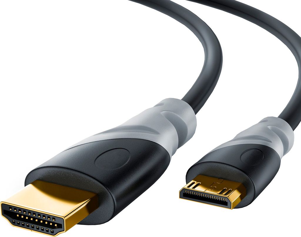 Hama 2 m High Speed HDMI 2.0b Kabel Stecker Typ A - Typ C (Mini) mit Ethernet