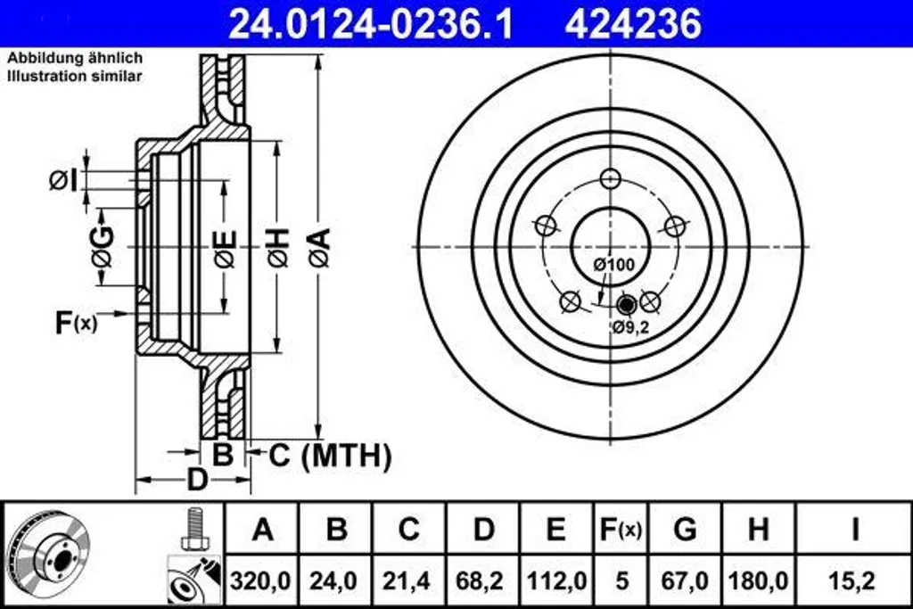Disque de frein anti-vibration OE 2194230012 pour corriger le voile