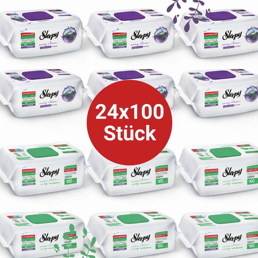 Sleepy Easy Clean Oberflächenreinigungstücher – 12x100 Produktbild 
