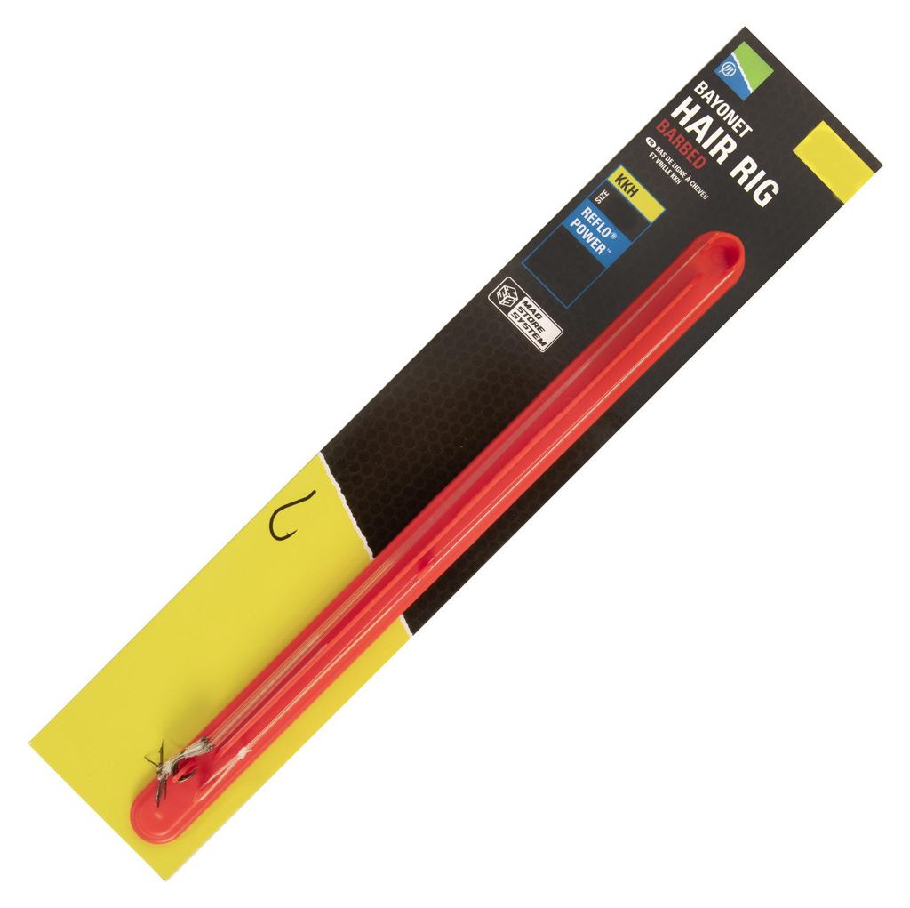 Preston Bayonet Hair Rigs - 8 gebundene Angelhaken, Produktbild 