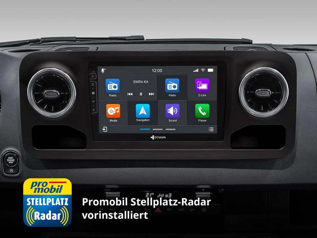 D9-SP Plus Flex – C 192 GB Android Navigationssystem für Mercedes Sprinter mit 10,1-Zoll Touchscreen, Inkl. Head-up-Display, Apple CarPlay und A...