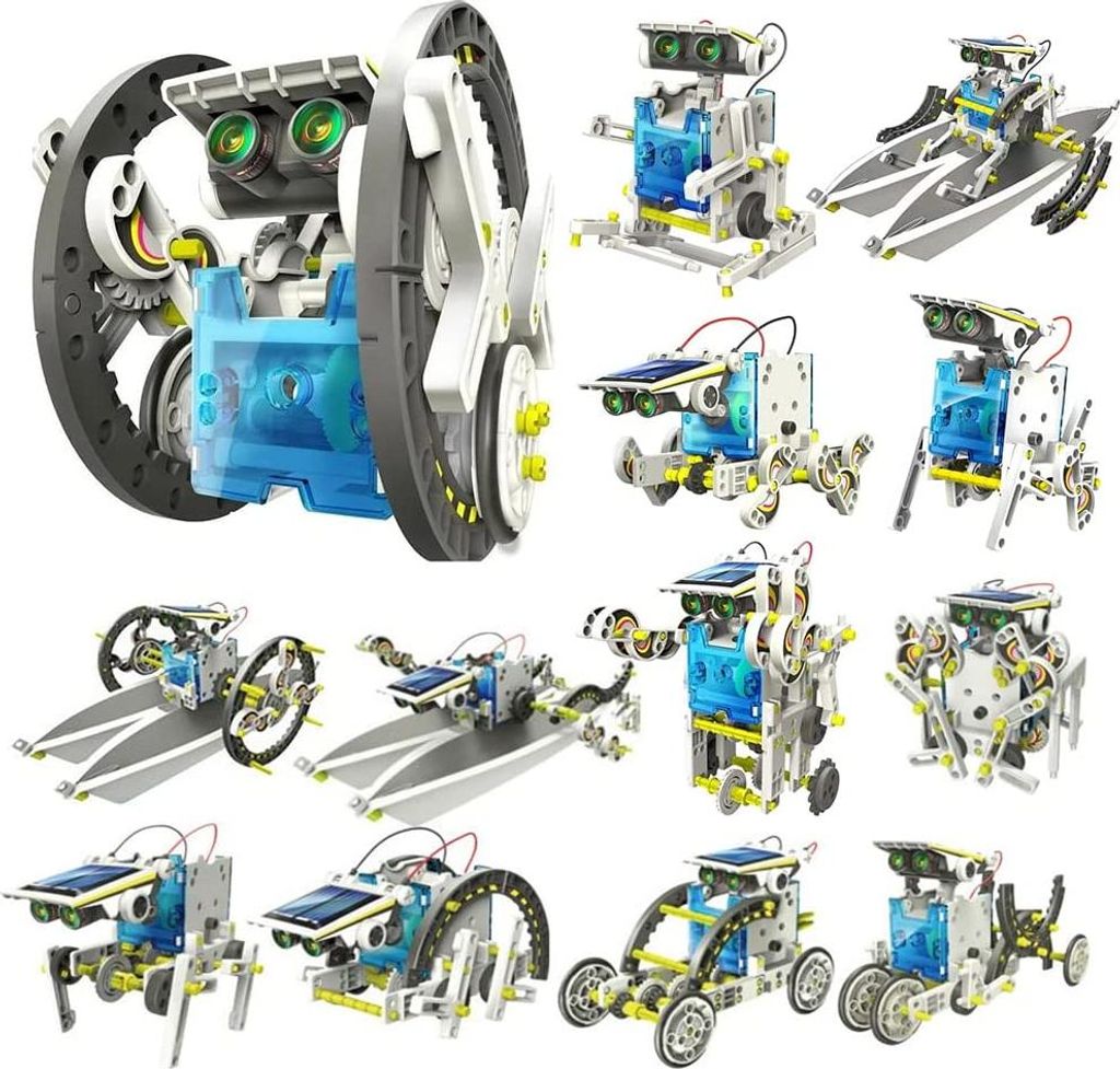 Pickwoo 13-in-1 Solar Roboter – Lernspielzeug & Baukasten Produktbild 