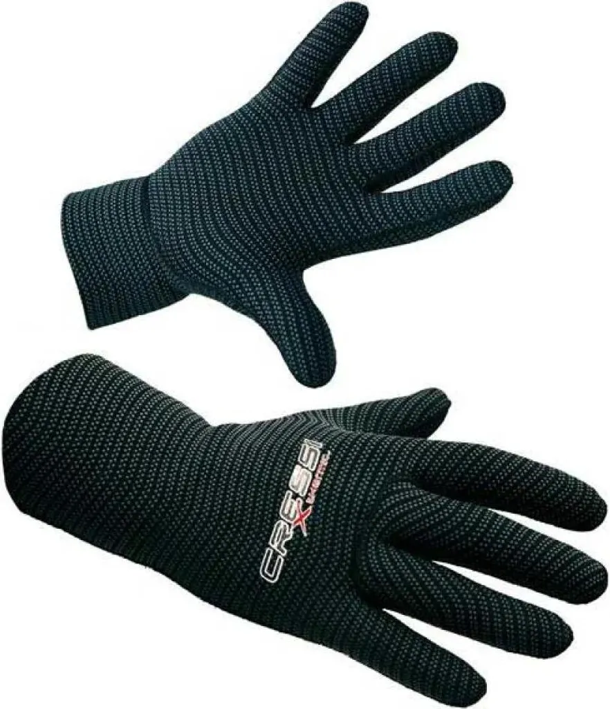 Gants de Plongée Cressi X Thermic 3mm en Néoprène Souple Noir Taille S