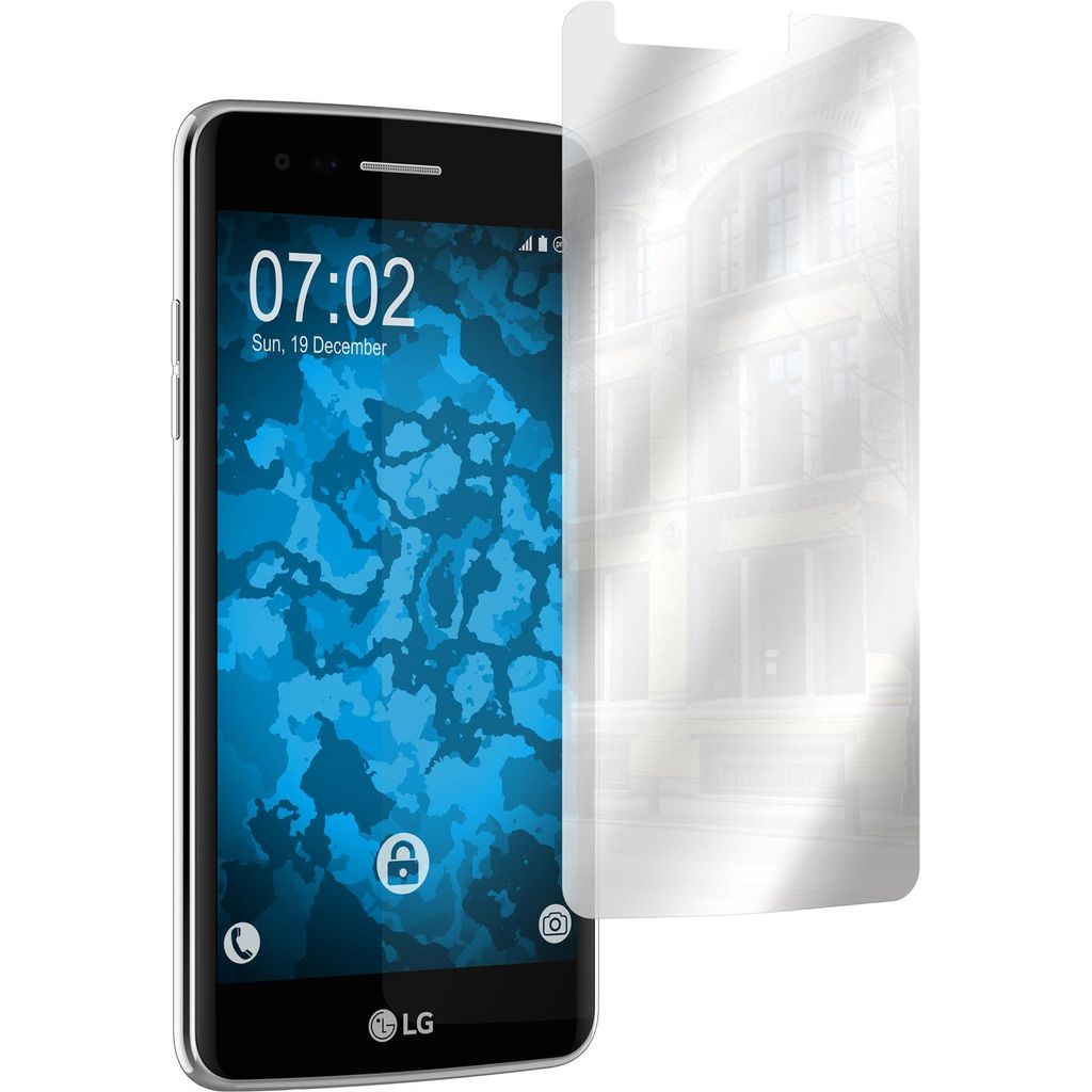 4er-Pack PhoneNatic Displayschutzfolien verspiegelt kompatibel mit LG K8 2017