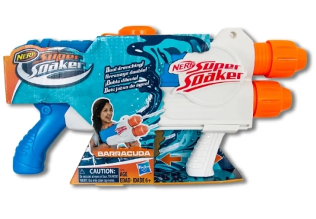 Nerf Super Soaker Barracuda Hasbro E2770EU4 - Pistolet à Eau Double Jet - 11