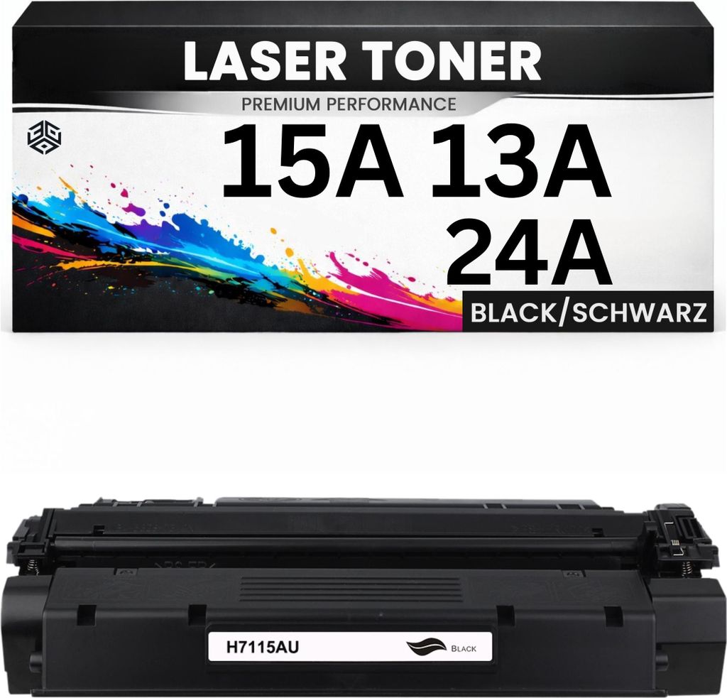 Toner 15A / 13A 24A für HP Schwarz C7115A Q2613A Q2624A EP25 wie Original Canon LBP1210/558 LaserJet 3300MFP 3320MFP 3320nMFP 3330MFP 3380MFP LBP558