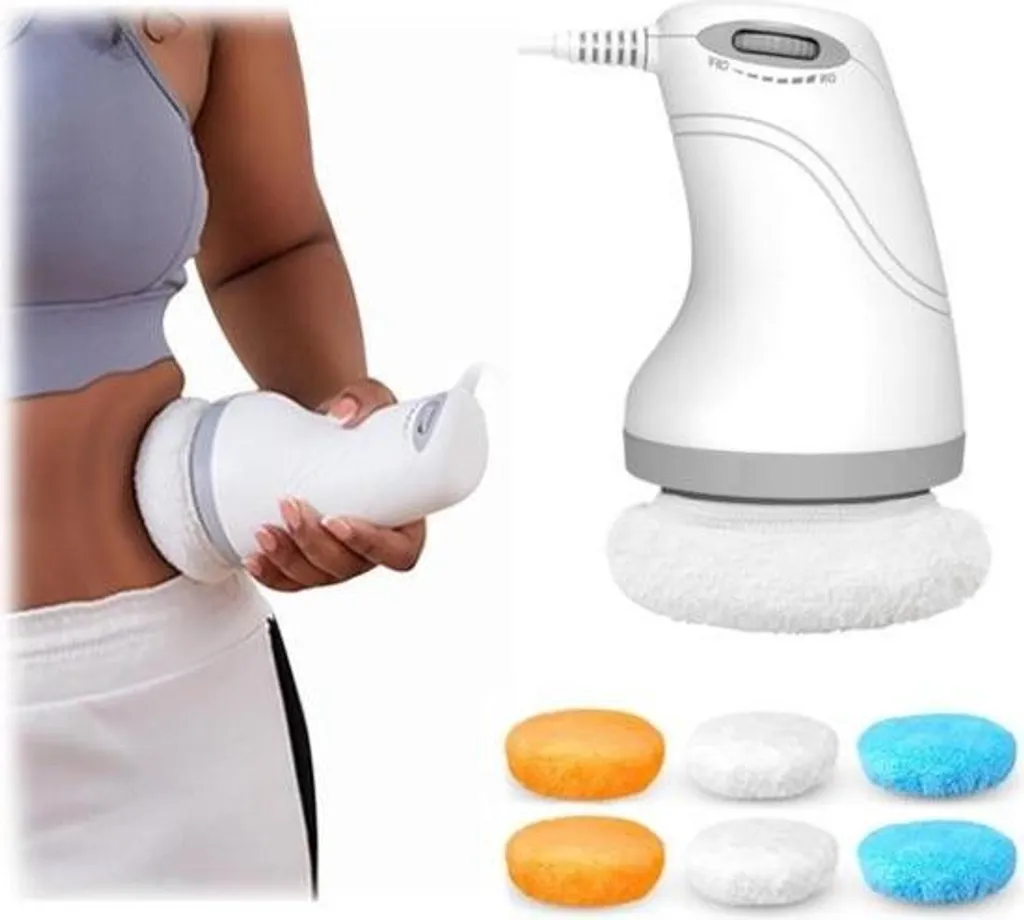 Appareil pour massage du ventre et des fesses - 6 tampons inclus