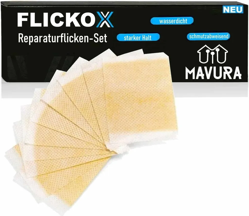 Kit 18 Toppe Piscina FLICKOX - Sigillatura Professionale Autoadesiva