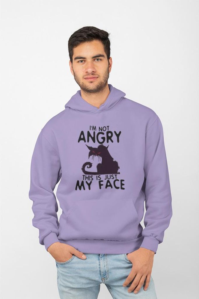 D&B Uni Hoodie EB00022 Not Angry Lavendel-Größe S