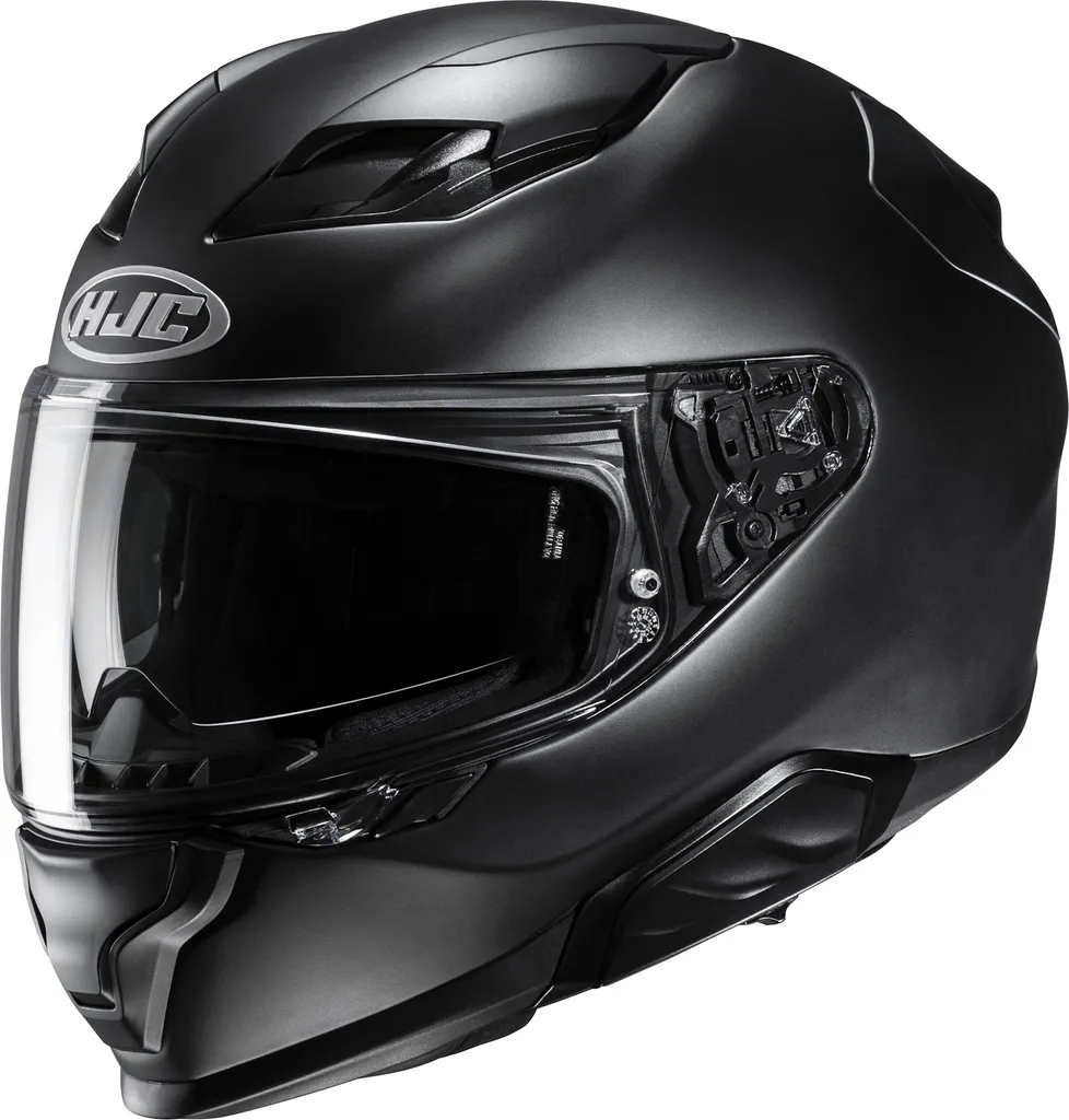 Casque Moto HJC F71 F71SOLSFBLK - Anti-Buée et Anti-Turbulences