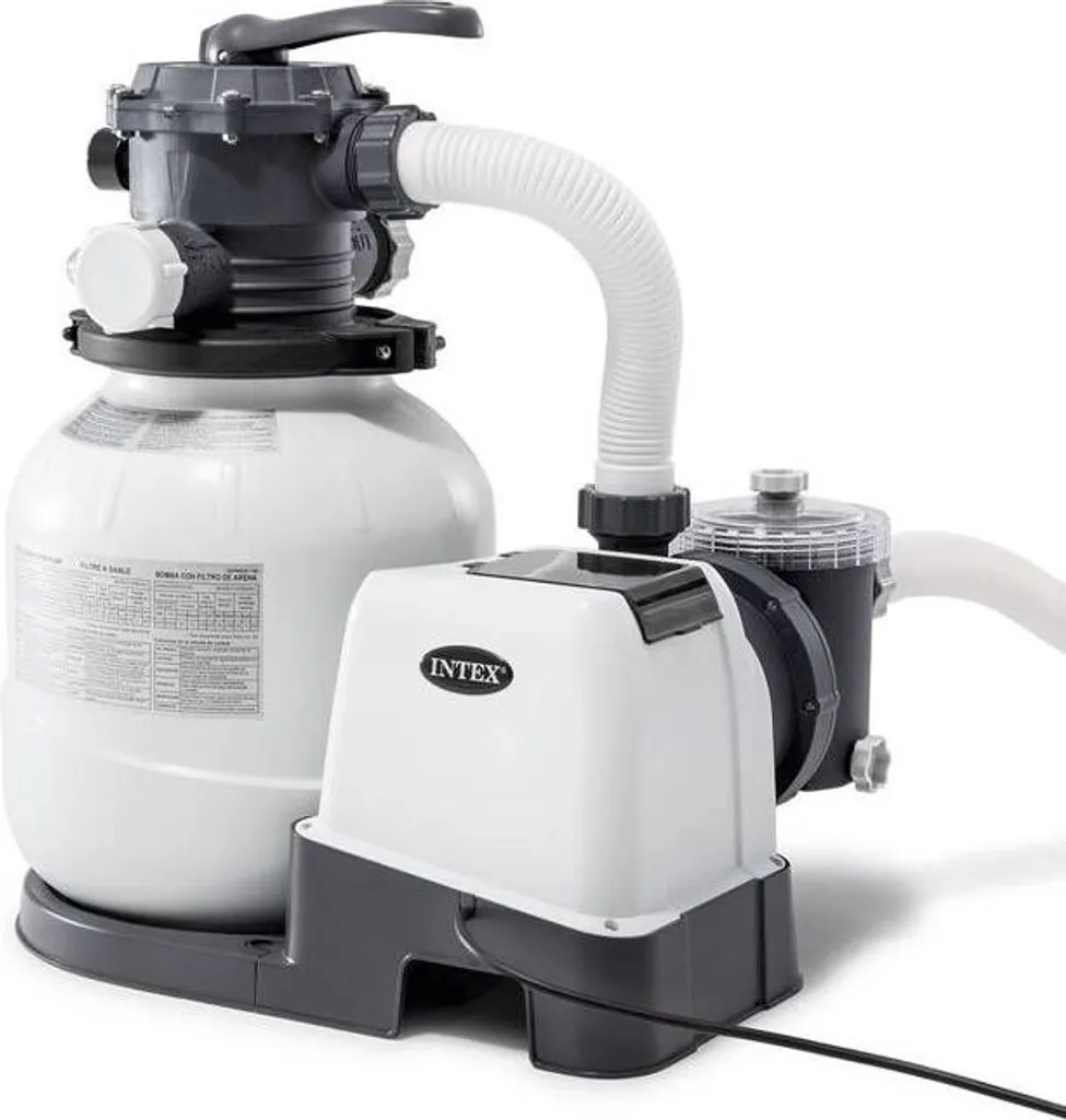 Groupe de filtration à sable INTEX 6m³/h avec vanne 6 voies et minuteur