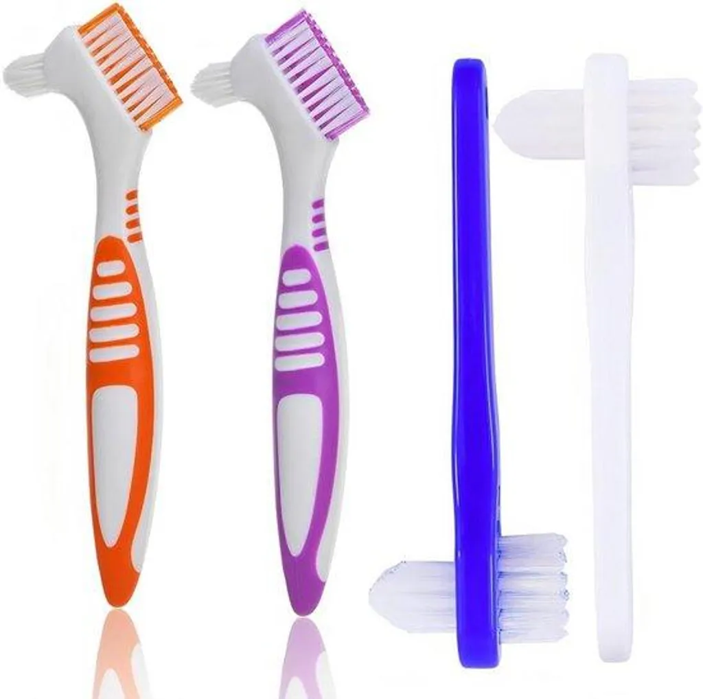 Lot de 4 têtes de brosse à dents électrique double action pour un soin complet