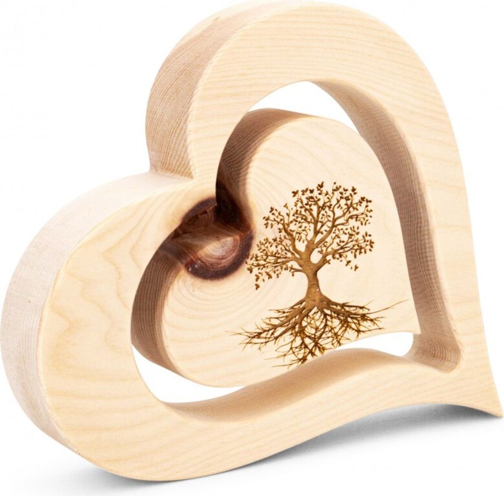 Zirbenherz 20cm Baum des Lebens Produktbild 