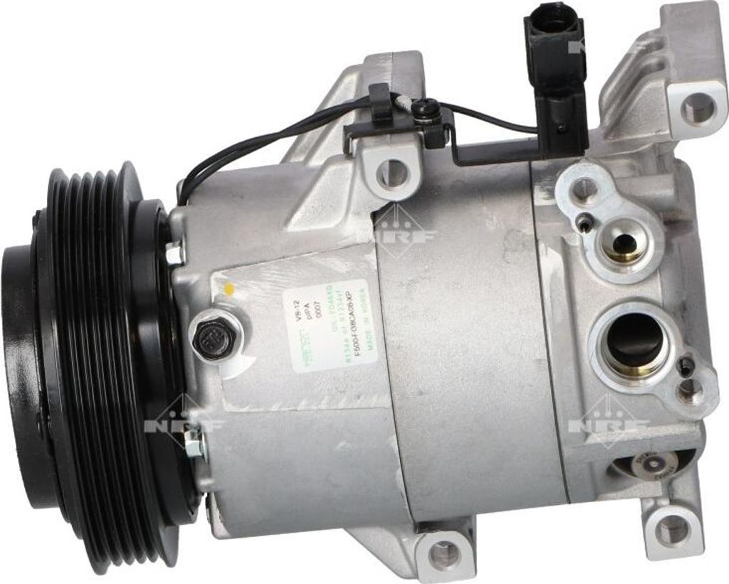 Klimakompressor 12 V Ø 119 mm VS12 NRF passend für u.a. KIA VENGA