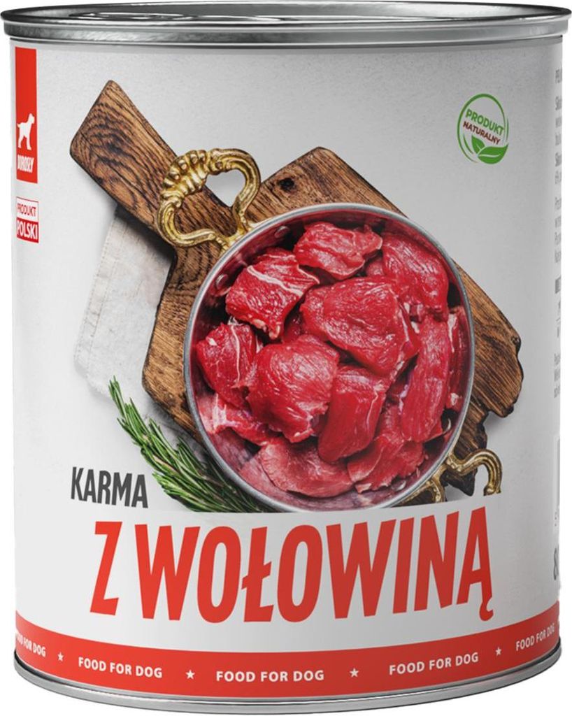 Hundefutter - Nassfutter für Hunde - Dose Rindfleisch - Produktbild 