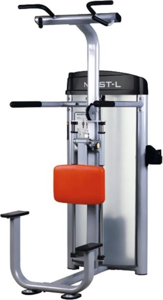 Stex Fitness Europe Kraftstation Klimmzug- & Dip-Maschine Rücken Arme Trizeps Bauch Training Oberkörpertraining für Homegym & Fitnessstudio