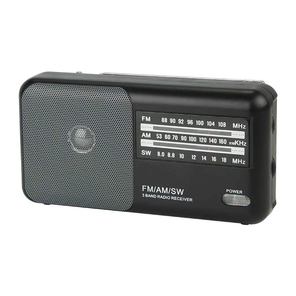 Radio d'Urgence Blow 77-533# Analogique Noire - Réception FM Garantie