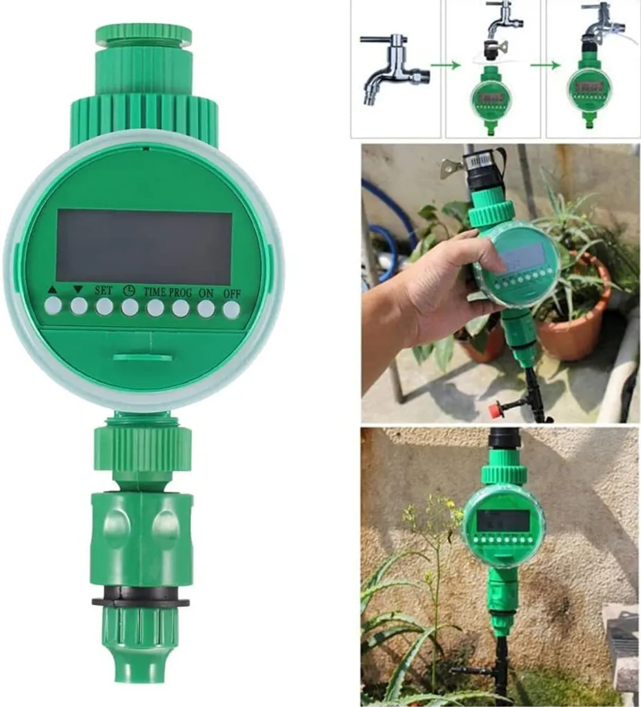 Programmateur d'Arrosage Digital LCD pour Vanne de Jardin Hebdomadaire - 15