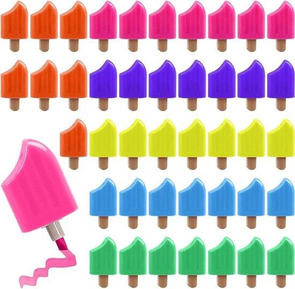 Farbenfreudiges Kinderzeichnertool - 42 Farbige Hightlighter-Stifte in 12 Leuchttönen - i-Texthighlighter für小 Kinder - lustige Geschenkideen f...