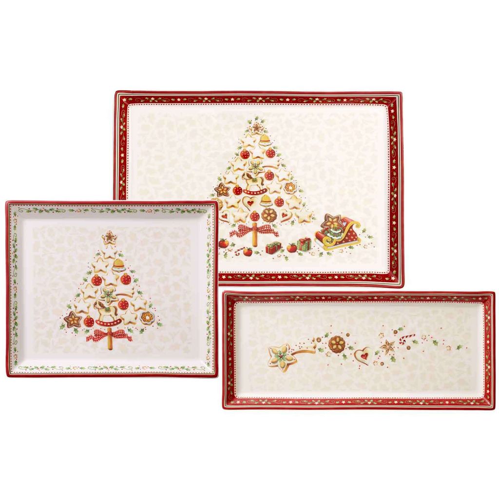 Villeroy & Boch Winter Bakery Delight Gebäckplatten-Set 3-teilig