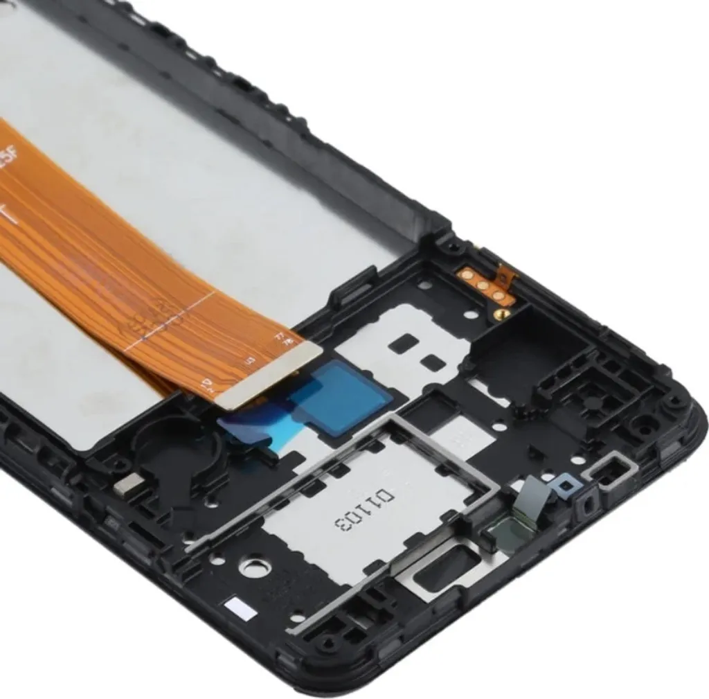Solution Écran Cassé Samsung Galaxy A12 : Bloc LCD Tactile IPS et Cadre - 3