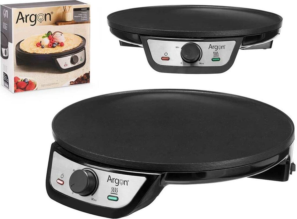Crêpes-Maker Argon Y-8906 Schwarz 1200 W