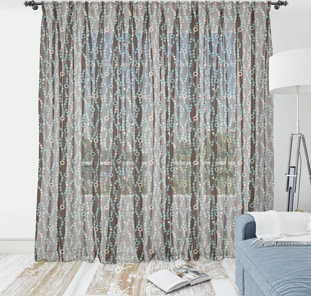 ABAKUHAUS Arazzo Parete XL 160x274 Raso Setoso Design Geometrico