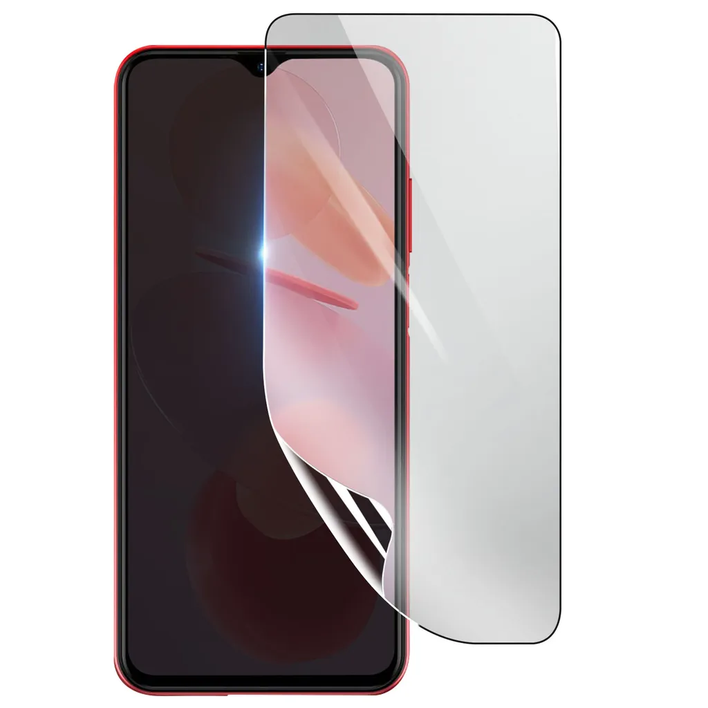 Custodia DQG Per Ulefone Note 12 + Pellicola In Vetro Temperato - Cover Morbida TPU Nero E Protettore Schermo HD 9H, Kit OP93