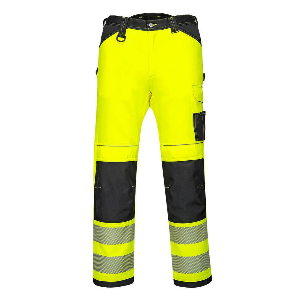 Portwest PW303 PW3 Warnschutz-Stretchhose Yellow/Black Gr. 28