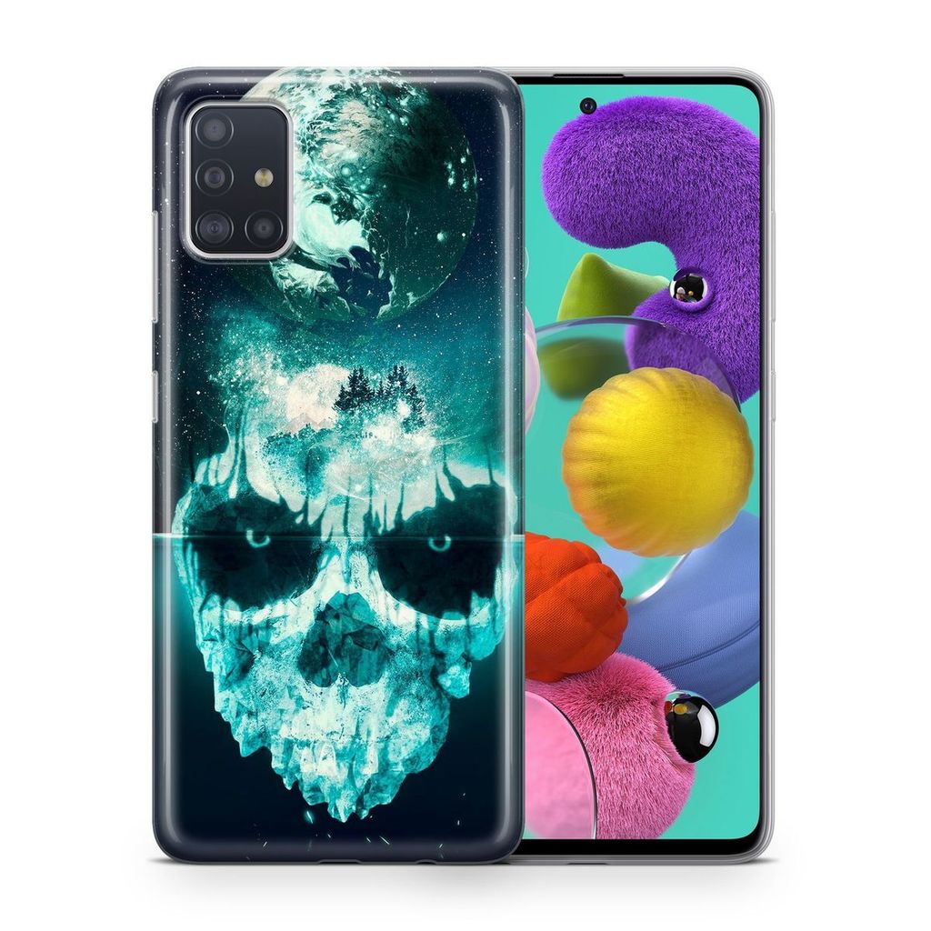 Handyhülle Schutzhülle für Nokia 6.1 Plus Case Cover Tasche Bumper Etuis TPU, Modell:Nokia 6.1 Plus, Motiv auswählen:Totenkopf