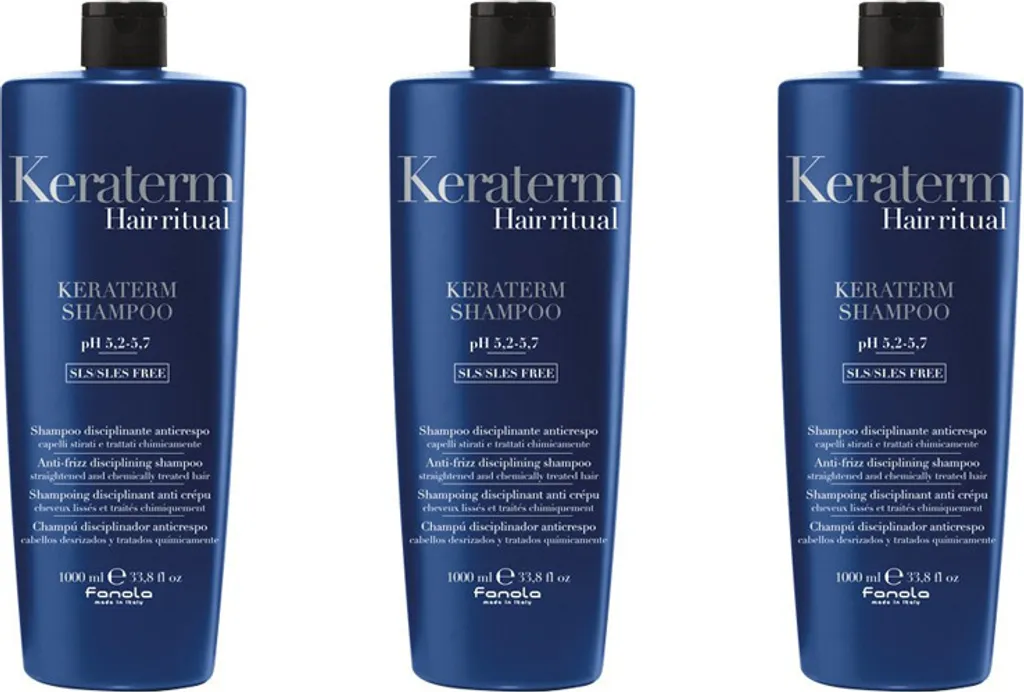 Fanola Keraterm 3x1000ml: Il Segreto per Capelli da Red Carpet Online