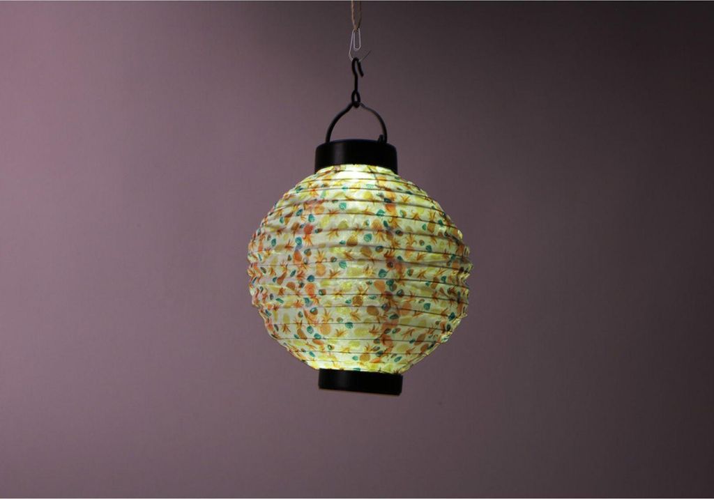 Solar Lampion Ø20 cm mit LED – stimmungsvolle Garten Deko solarbetrieben warmweiß wetterfest ideal für Balkon Terrasse Outdoor im 24er Set