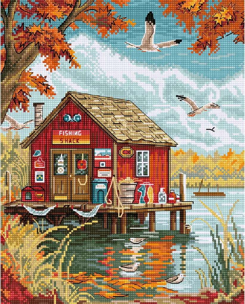 Kit de broderie Letistitch Frühherbst point de croix compté 21x26cm
