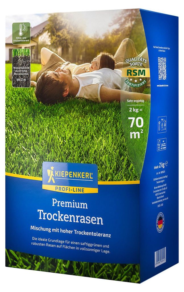Artikelbild 2 von 'Profi-Line Premium Trockenrasen (2 Kg)' aus der Kategorie Trockenrasen