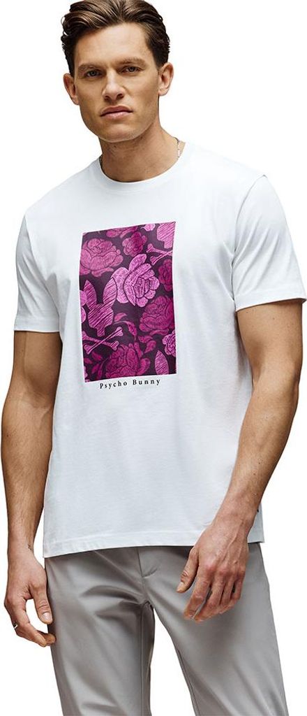 Psycho Bunny Rowen T-shirt Weiß XL Herren Weiß XL