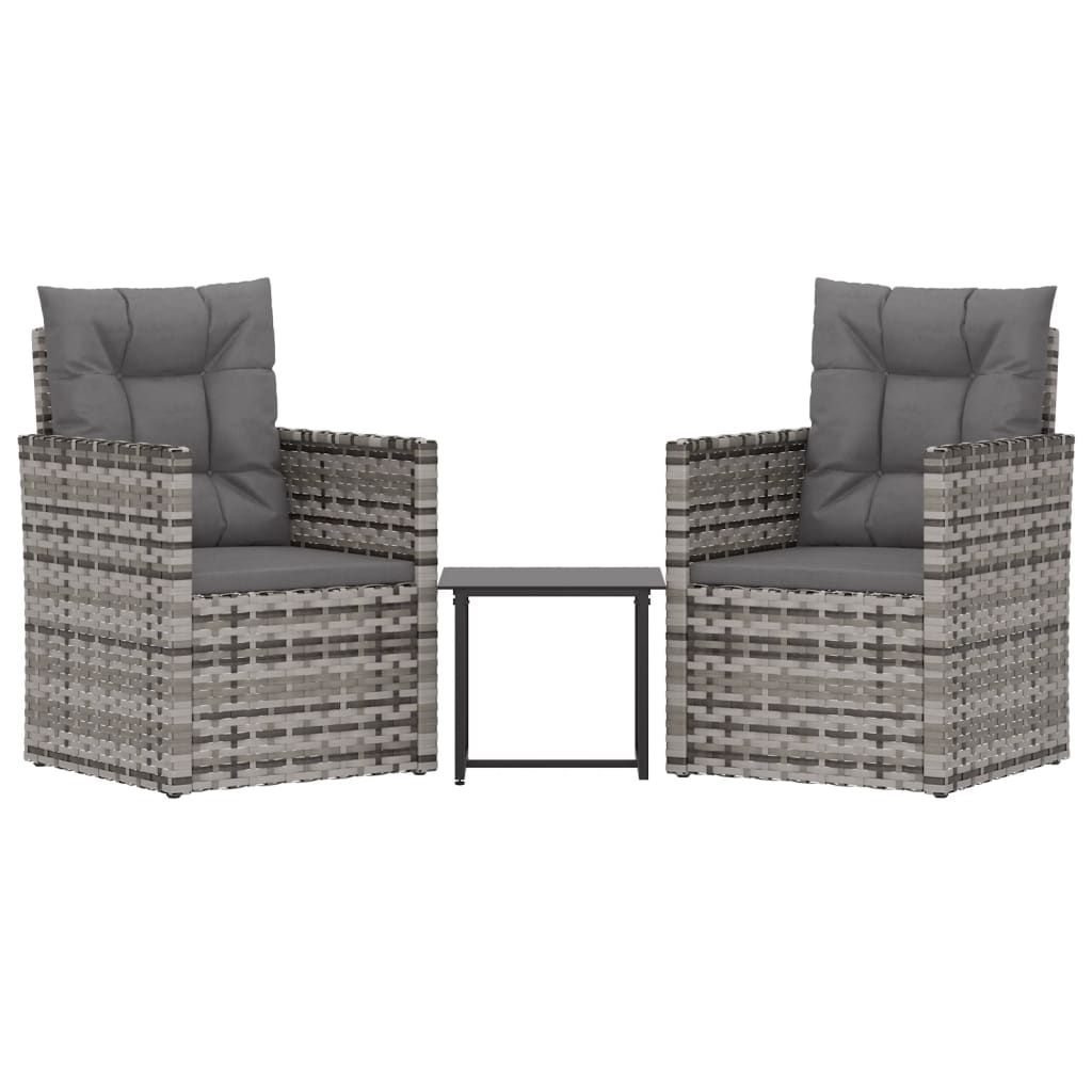 vidaXL 3tlg. GartenLoungeSet mit Kissen Kaufland.de