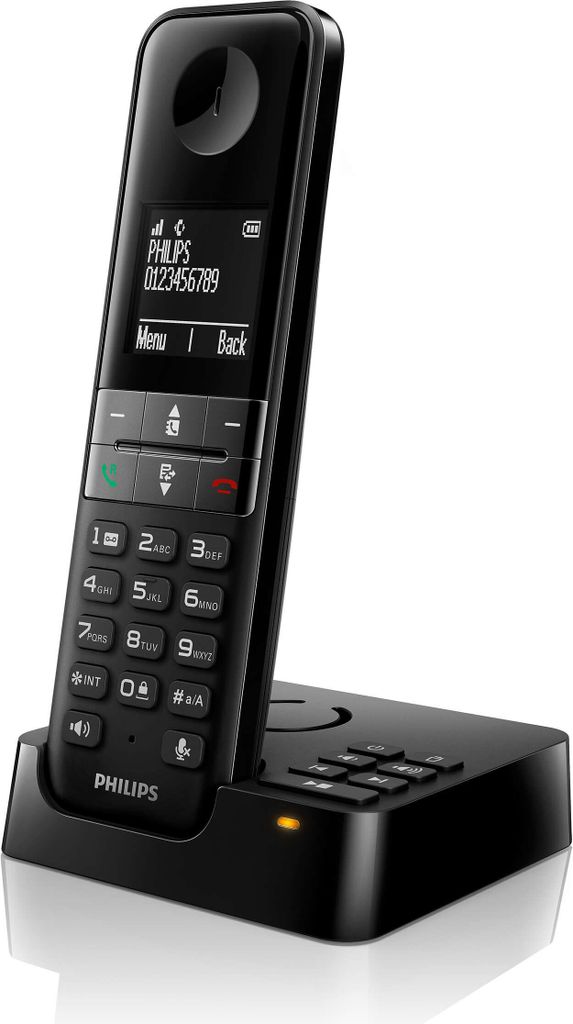 Philips D475 Strahlungsarmes Schnurlostelefon mit Produktbild 