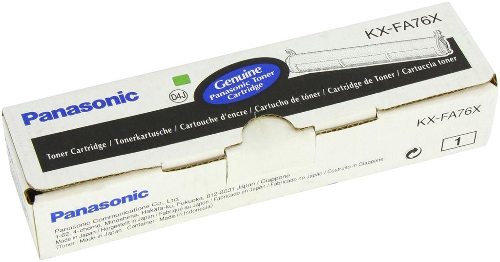 Panasonic Original-Lasertoner KX-FA76X Schwarz, 2000 Seiten