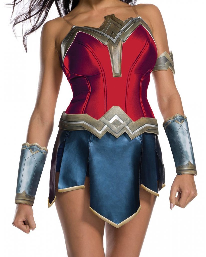 als offizielles DC-Comic Superheldin Kostüm für Wonder Woman Kinderkostüm 6-tlg