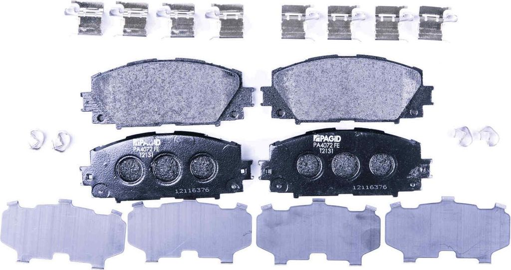 Bremsbelagsatz ohne Verschleißwarnung 17,2 mm HELLA für u.a. TOYOTA YARIS