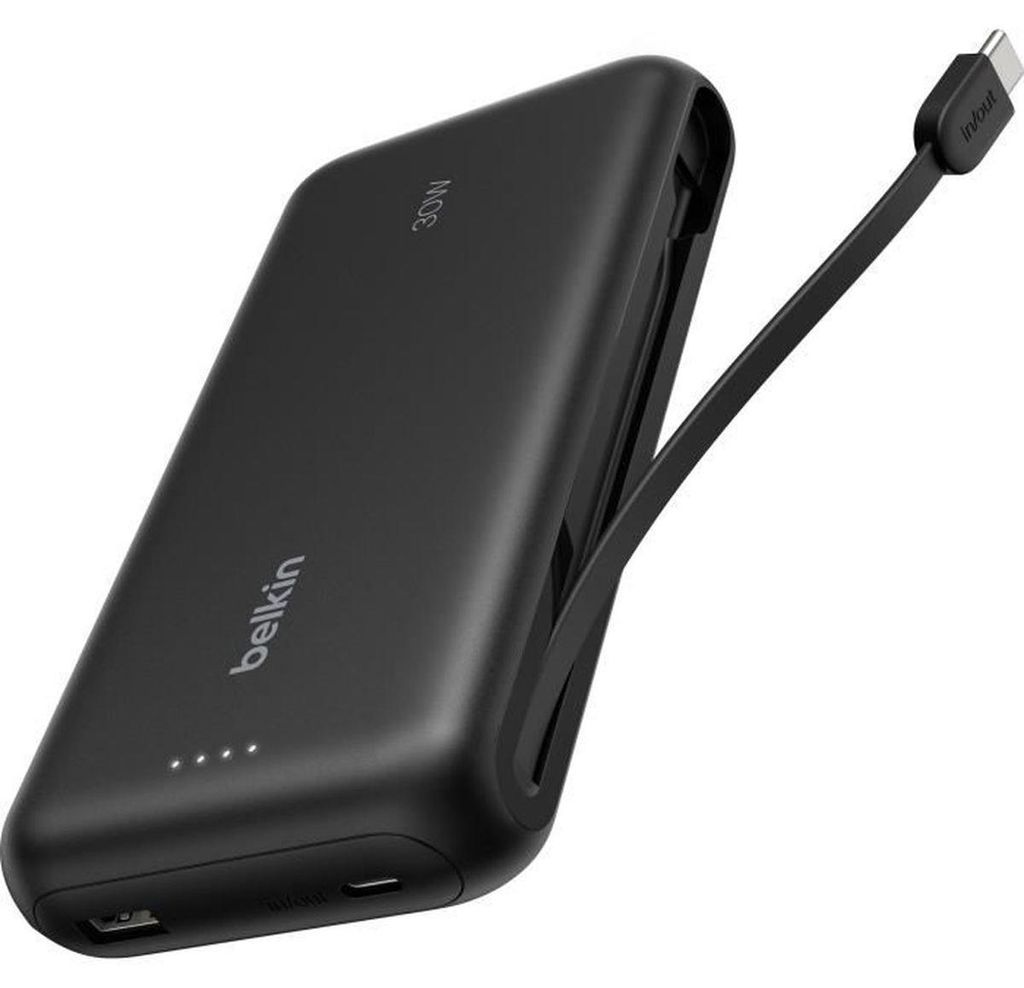 Belkin Gaming Powerbank 20000mAh 30w integr.USB-C Kab. Produktbild 