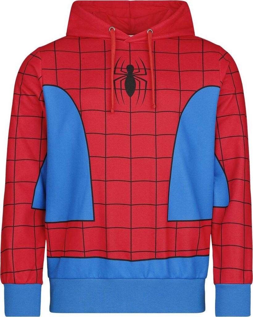 Spider-Man Kapuzenpullover Herren Suit blau/rot S