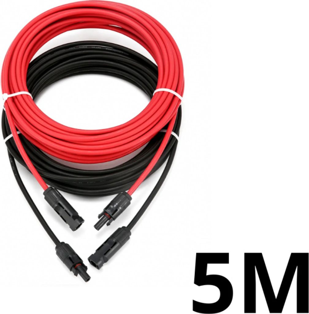 Kable solarne 10 AWG 6mm2 - 1,2,5 i 10m 5 + 5m Zdjęcie produktu 